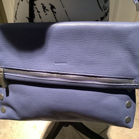 NWT, HAMMITT VIP Bungalow Blue Leather Crossbody/Clutch Bag - Picture 4 of 16